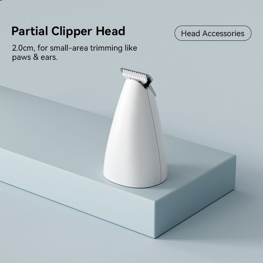 Partial clipper head for paws and ears